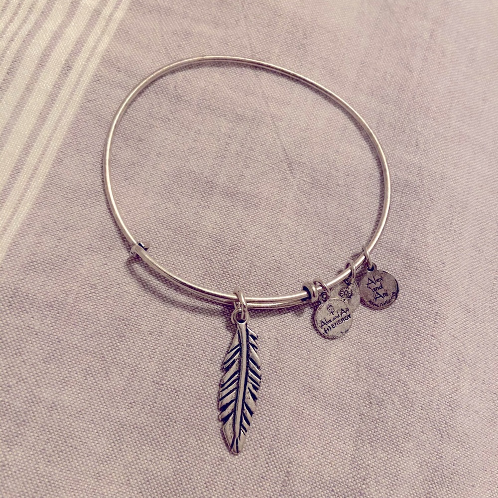 Alex and Ani feather bracelet